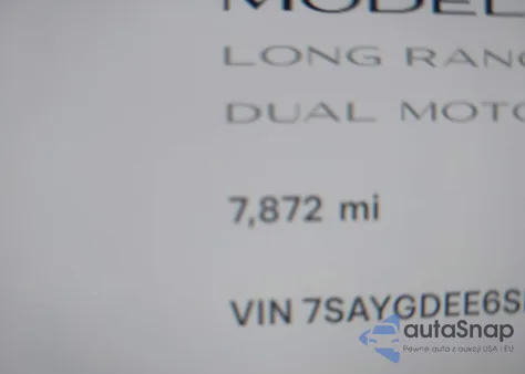 2025 Tesla Model Y Long Range Dual Motor All-Wheel Drive from USA, damaged, VIN 7SAYGDEE6SF293100